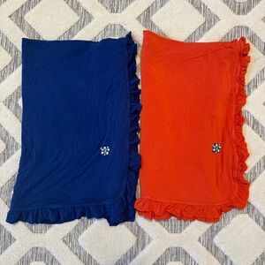 KicKee Pants ruffle blankets- NEW without tags